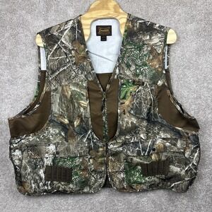 Gamehide Bird Hunting Vest Size 4X Realtree Edge Camo Full Zipper
